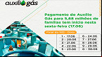Auxílio-Gás será de R$ 53 em Junho; veja como consultar