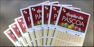 Cartelinha da Dupla de Páscoa. Créditos: Divulgação Cartelinha da Dupla de Páscoa. Créditos: Divulgação