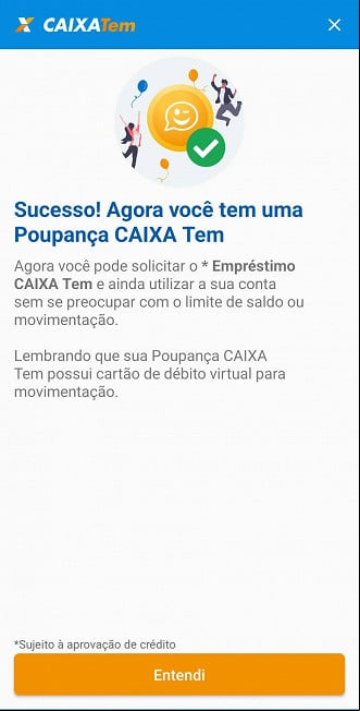 Empréstimo é liberado após atualização cadastral do Caixa Tem