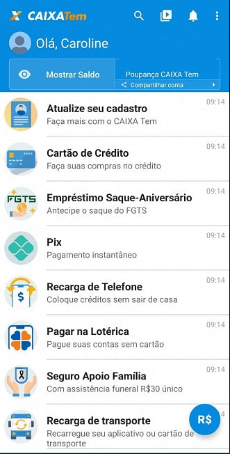 Beneficiário deve atualizar o cadastro no Caixa Tem para pedir empréstimo