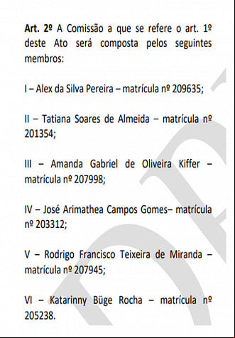 Concurso ALES 2022: Comissão definida Concurso ALES 2022: Comissão definida