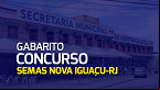 Gabarito SEMAS Nova Iguaçu-RJ 2024 sai pelo Instituto Consulplan