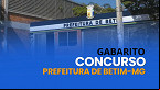Gabarito e resultado do concurso Betim-MG 2024