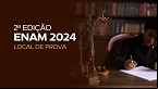 ENAM realiza provas para 33 mil candidatos no dia 20; saiba como verificar seu local