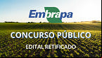 Edital do concurso EMBRAPA é retificado; veja o que muda