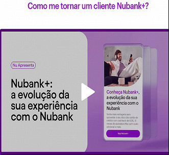 Nu lança o Nubank+ com vantagens adicionais - Foto: Reprodução
