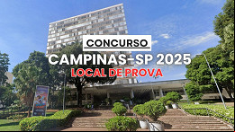 Concurso Campinas-SP 2025: Veja quando e onde serão as provas Concurso Campinas-SP 2025: Veja quando e onde serão as provas
